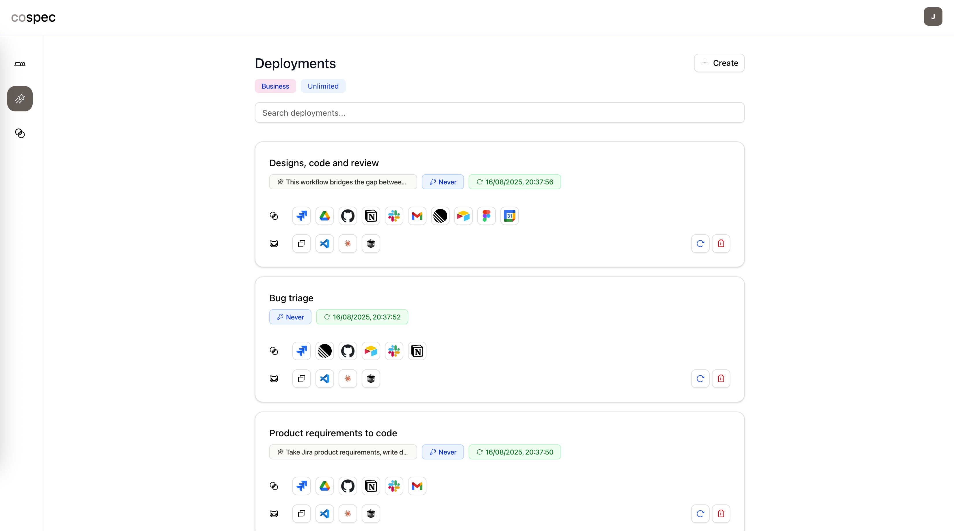 General deployment overview showing MCP server deployment process
